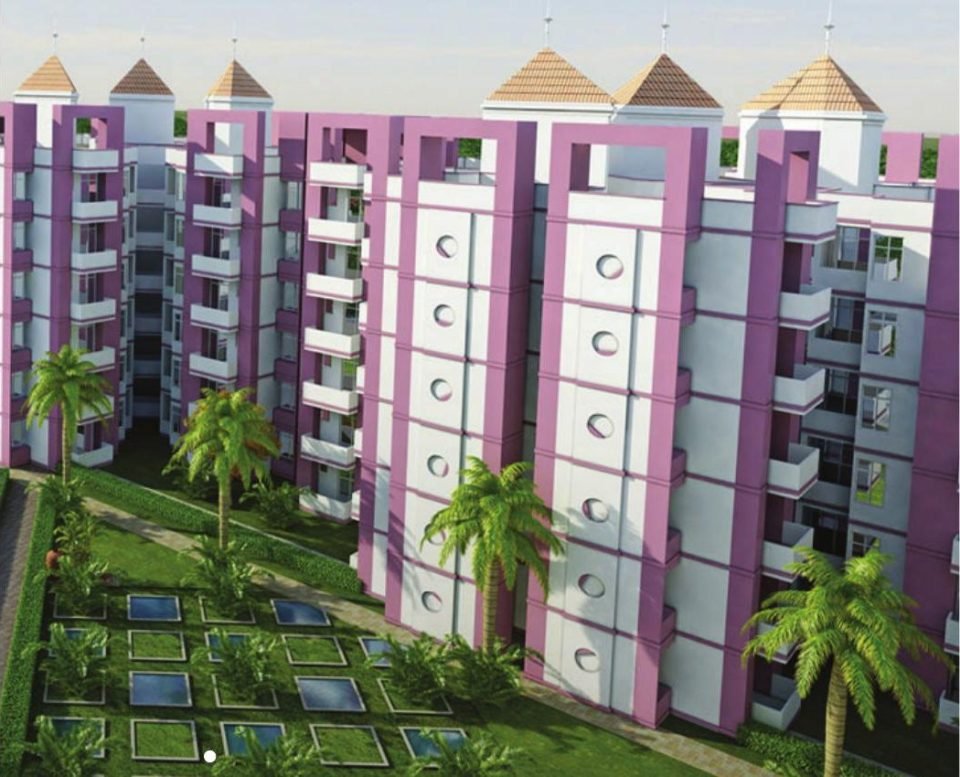 Antriksh NRI City, Haridwar — Tower elevation from the brochure