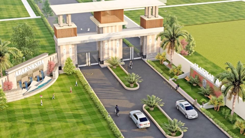Alaknanda Plots — Haridwar — Township entrance